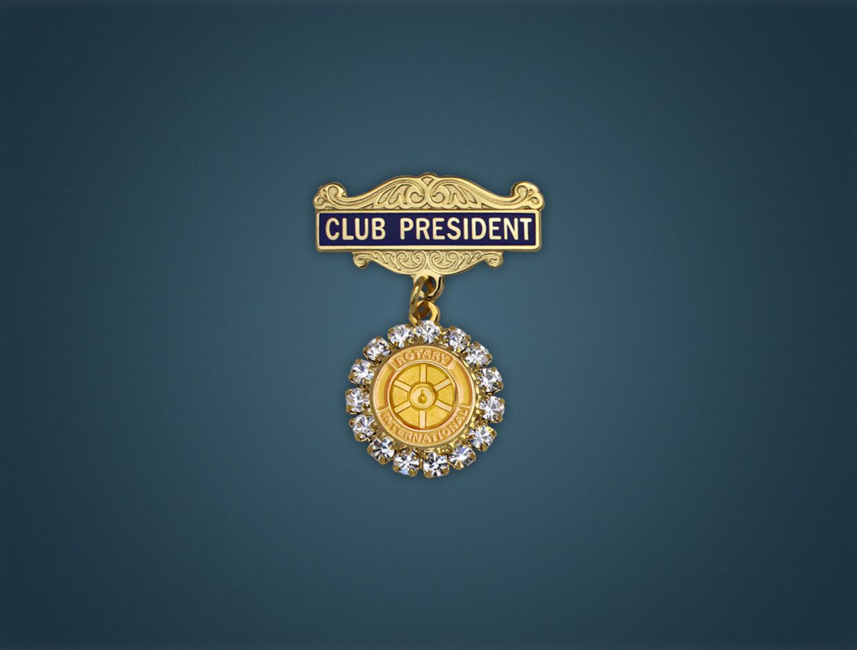 Rotary Stone Designations Lapel Pin